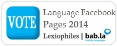 Vote the Top 100 Language Facebook Page 2014